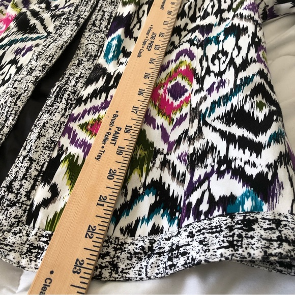 Silk Land collection blazer women’s Sz S multicolor ling sleeve 100% cotton - Picture 7 of 11